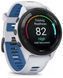 Смарт-годинник Garmin Forerunner 265 Black Bezel with Whitestone Case and Whitestone/Tidal Blue Silicone Band 1062998 фото 2