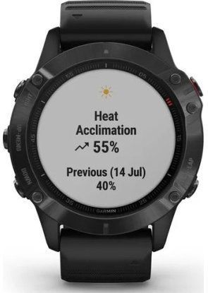 Смарт-годинник Garmin Fenix ​​6 Pro Black with Black Band 555321 фото
