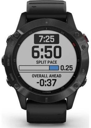 Смарт-годинник Garmin Fenix ​​6 Pro Black with Black Band 555321 фото