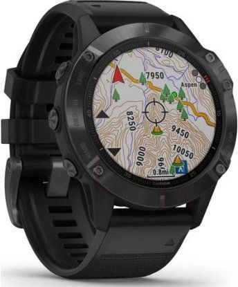 Смарт-годинник Garmin Fenix ​​6 Pro Black with Black Band 555321 фото