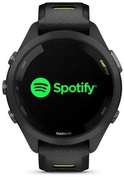 Смарт-годинник Garmin Forerunner 265S Black Bezel and Case with Black/Amp Yellow Silicone Band 1063001 фото