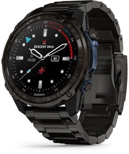 Смарт-часы Garmin Descent Mk3i 51mm Carbon Grey DLC Titanium with DLC Titanium Band and Descent T2 Transceiver 1244082 фото