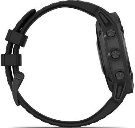 Смарт-годинник Garmin Fenix ​​6 Pro Black with Black Band 555321 фото