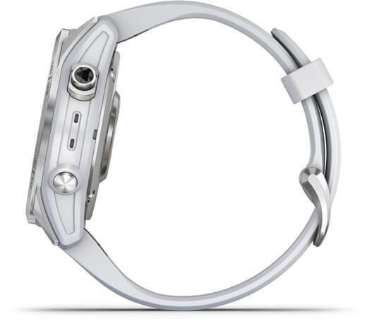 Смарт-часы Garmin Fenix 7S Silver with Whitestone Band 894149 фото