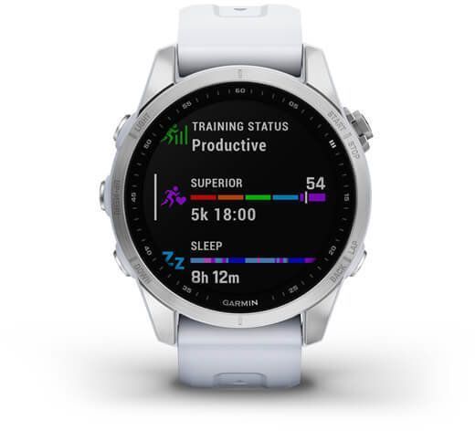Смарт-часы Garmin Fenix 7S Silver with Whitestone Band 894149 фото