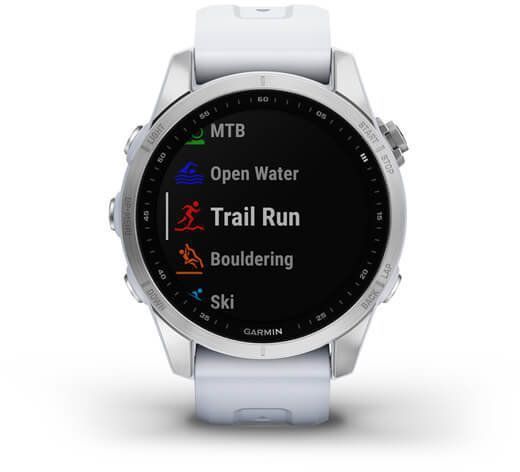 Смарт-часы Garmin Fenix 7S Silver with Whitestone Band 894149 фото