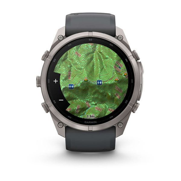 Смарт-часы Garmin Fenix 9 Pro 51mm Titanium with Graphite/Black Silicone Band (010-04337-25/26) 1482155 фото
