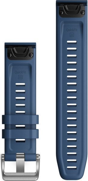 Ремінець Garmin QuickFit 22 Watch Bands Captain Blue Silicone 1090265 фото