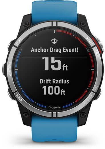 Смарт-часы Garmin Quatix 7 Standard Edition Blue Silicone Strap 921141 фото