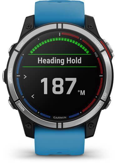 Смарт-часы Garmin Quatix 7 Standard Edition Blue Silicone Strap 921141 фото