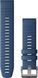 Ремінець Garmin QuickFit 22 Watch Bands Captain Blue Silicone 1090265 фото 1
