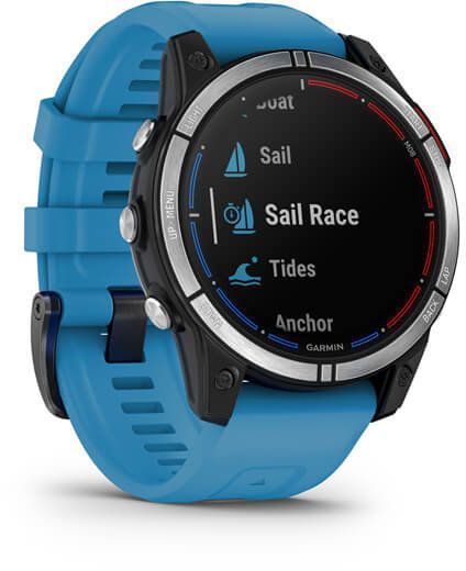 Смарт-часы Garmin Quatix 7 Standard Edition Blue Silicone Strap 921141 фото