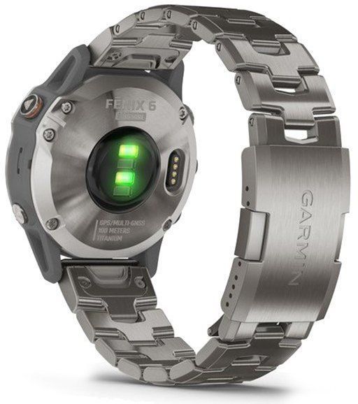 Смарт-годинник Garmin Fenix ​​6 Pro Sapphire Titanium with Vented Titanium Bracelet 956276 фото