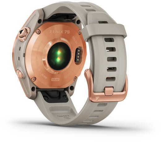 Смарт-часы Garmin Fenix 7S Solar Rose Gold with Light Sand Band 894150 фото