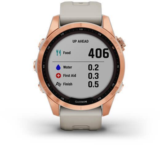 Смарт-часы Garmin Fenix 7S Solar Rose Gold with Light Sand Band 894150 фото