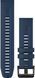 Ремінець Garmin QuickFit 22 Watch Bands Captain Blue with Black Stainless Steel Hardware 1091315 фото 1