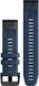 Ремінець Garmin QuickFit 22 Watch Bands Captain Blue with Black Stainless Steel Hardware 1091315 фото 2