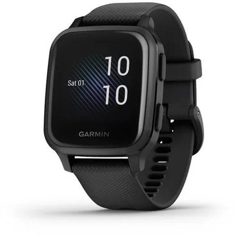 Смарт-годинник Garmin Venu Sq Music Fitness Watch Black with Slate Bezel 724087 фото