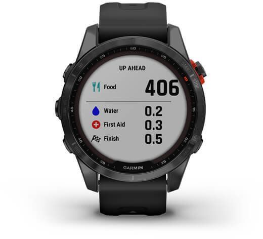 Смарт-часы Garmin Fenix 7S Solar Slate Gray with Black Band 894151 фото