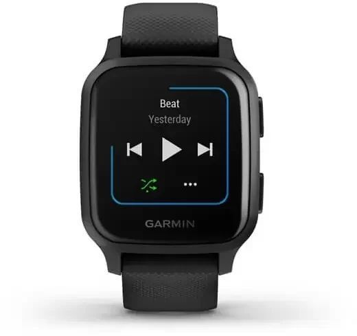Смарт-часы Garmin Venu Sq Music Fitness Watch Black with Slate Bezel 724087 фото
