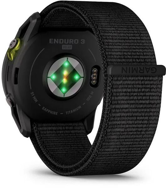 Смарт-годинник Garmin Enduro 3 Carbon Gray DLC Titanium with Black UltraFit Nylon Strap 1346276 фото