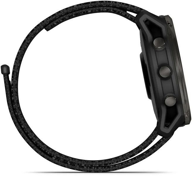 Смарт-годинник Garmin Enduro 3 Carbon Gray DLC Titanium with Black UltraFit Nylon Strap 1346276 фото