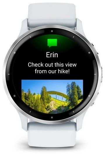Смарт-годинник Garmin Venu 3 Silver Stainless Steel Bezel with Whitestone Case and Silicone Band 1171355 фото