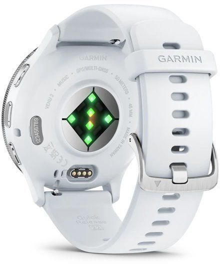 Смарт-годинник Garmin Venu 3 Silver Stainless Steel Bezel with Whitestone Case and Silicone Band 1171355 фото
