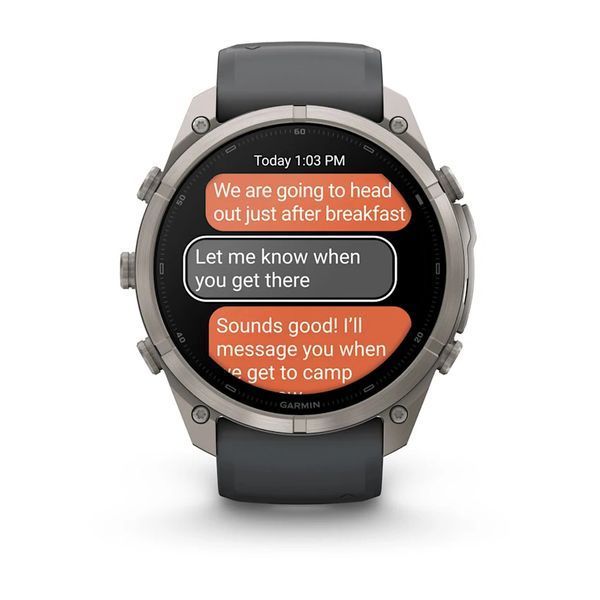 Смарт-годинник Garmin Fenix 9 Pro 51mm LTE Titanium with Graphite/Black Silicone Band (010-04337-20/21) 1482152 фото