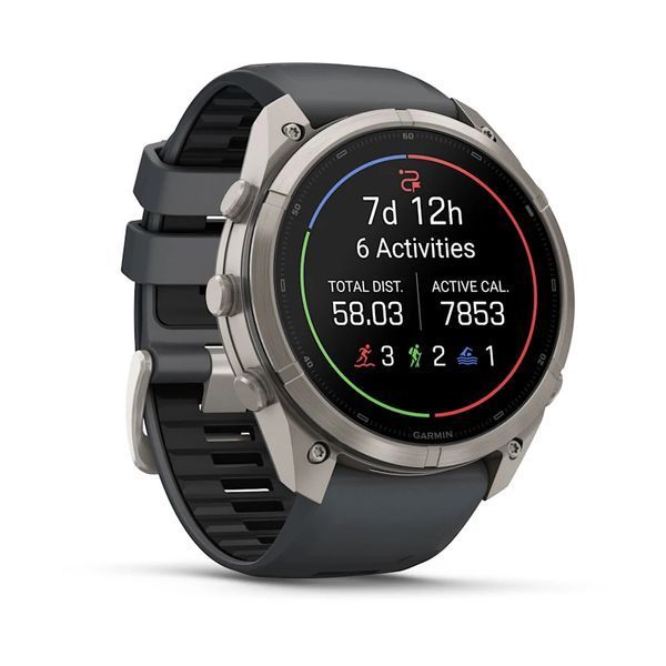 Смарт-годинник Garmin Fenix 9 Pro 51mm LTE Titanium with Graphite/Black Silicone Band (010-04337-20/21) 1482152 фото