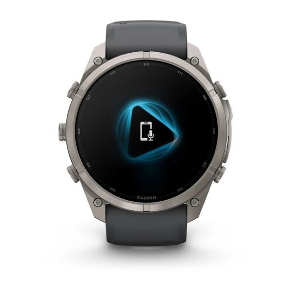 Смарт-годинник Garmin Fenix 9 Pro 51mm LTE Titanium with Graphite/Black Silicone Band (010-04337-20/21) 1482152 фото