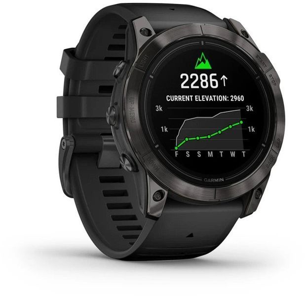 Смарт-часы Garmin Epix Pro (Gen 2) 51mm Sapphire Carbon Grey DLC Titanium with Black Band 1118726 фото