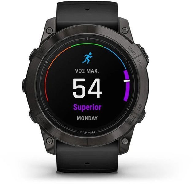 Смарт-часы Garmin Epix Pro (Gen 2) 51mm Sapphire Carbon Grey DLC Titanium with Black Band 1118726 фото