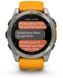 Смарт-часы Garmin Fenix 8 AMOLED 51mm Sapphire Titanium with Spark Orange/Graphite Silicone Band 1346630 фото 4