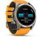 Смарт-часы Garmin Fenix 8 AMOLED 51mm Sapphire Titanium with Spark Orange/Graphite Silicone Band 1346630 фото 6