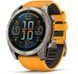 Смарт-часы Garmin Fenix 8 AMOLED 51mm Sapphire Titanium with Spark Orange/Graphite Silicone Band 1346630 фото 1
