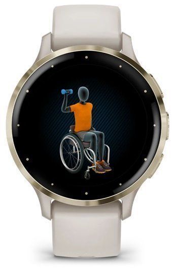 Смарт-годинник Garmin Venu 3S Soft Gold Stainless Steel Bezel with Ivory Case and Silicone Band 1171377 фото