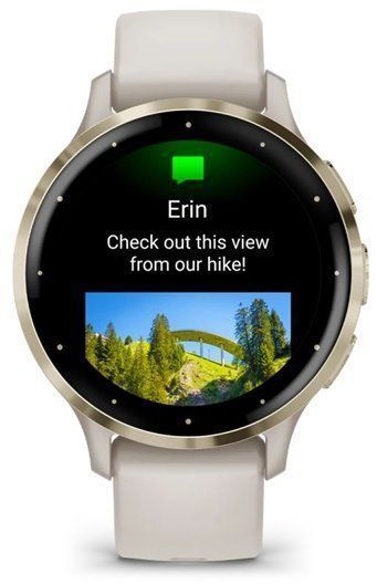 Смарт-годинник Garmin Venu 3S Soft Gold Stainless Steel Bezel with Ivory Case and Silicone Band 1171377 фото