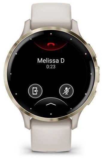 Смарт-годинник Garmin Venu 3S Soft Gold Stainless Steel Bezel with Ivory Case and Silicone Band 1171377 фото
