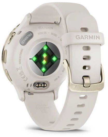 Смарт-годинник Garmin Venu 3S Soft Gold Stainless Steel Bezel with Ivory Case and Silicone Band 1171377 фото