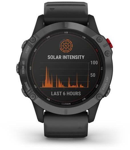 Смарт-годинник Garmin Fenix ​​6 Pro Solar Edition Slate Gray With Black Band 699312 фото
