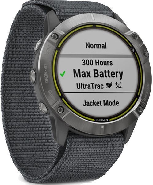 Смарт-годинник Garmin Enduro Steel with Gray UltraFit Nylon Strap 870006 фото