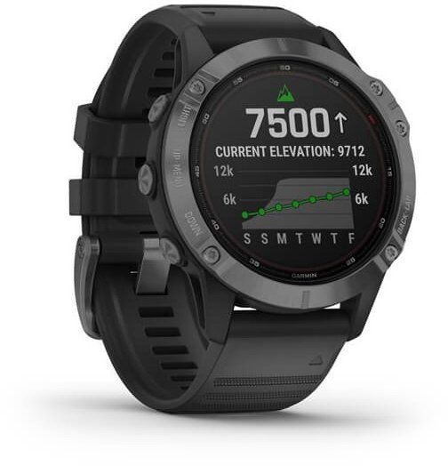 Смарт-годинник Garmin Fenix ​​6 Pro Solar Edition Slate Gray With Black Band 699312 фото