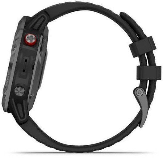 Смарт-годинник Garmin Fenix ​​6 Pro Solar Edition Slate Gray With Black Band 699312 фото