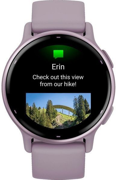 Смарт-часы Garmin Vivoactive 5 Metallic Orchid Aluminium Bezel with Orchid Case and Silicone Band 1183621 фото