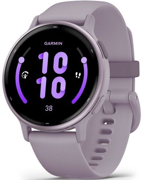 Смарт-часы Garmin Vivoactive 5 Metallic Orchid Aluminium Bezel with Orchid Case and Silicone Band 1183621 фото