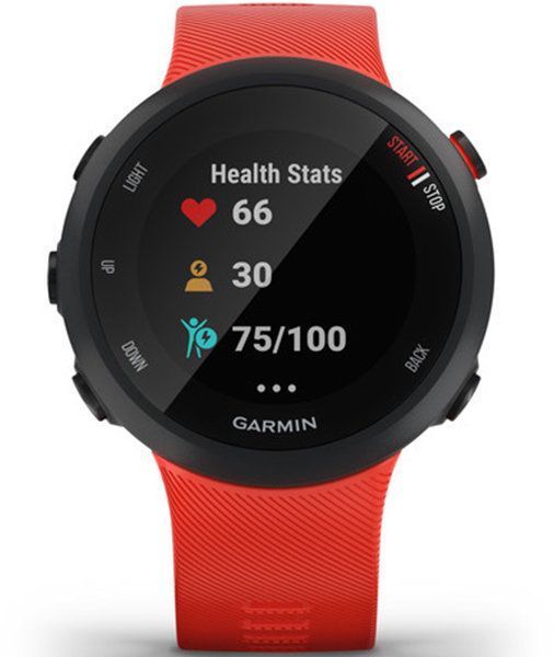 Смарт-годинник Garmin Forerunner 45 Large Black/Lava Red 815570 фото
