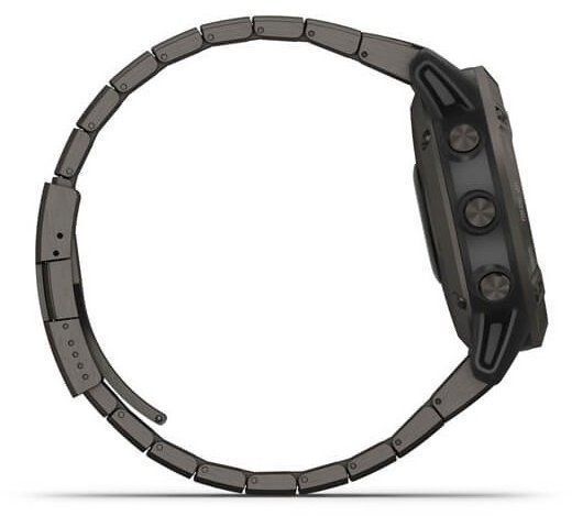 Смарт-часы Garmin Fenix 6 Pro Solar Titanium Carbon Gray Dlc With Titanium Dlc Band 699426 фото