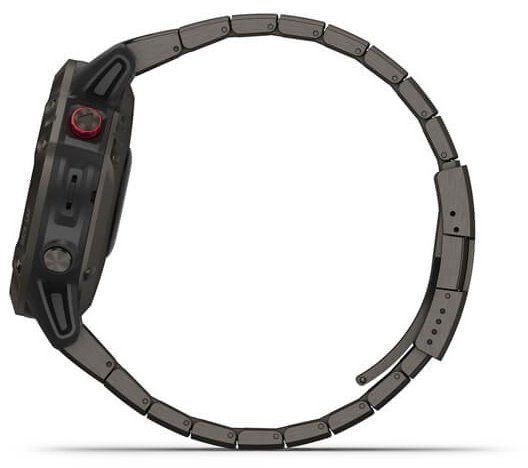 Смарт-часы Garmin Fenix 6 Pro Solar Titanium Carbon Gray Dlc With Titanium Dlc Band 699426 фото