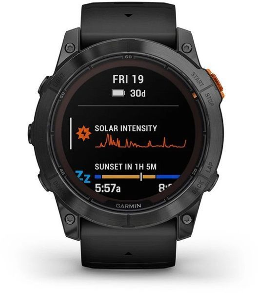 Смарт-годинник Garmin Fenix ​​7X Pro Solar Slate Grey with Black Band 1118692 фото